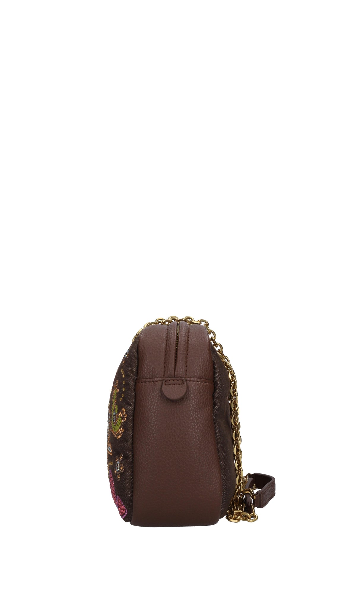 Borsa ROSES in tessuto ed ecopelle 