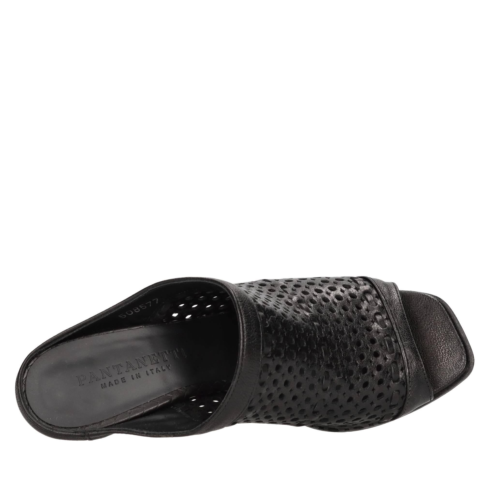 Mules in pelle 