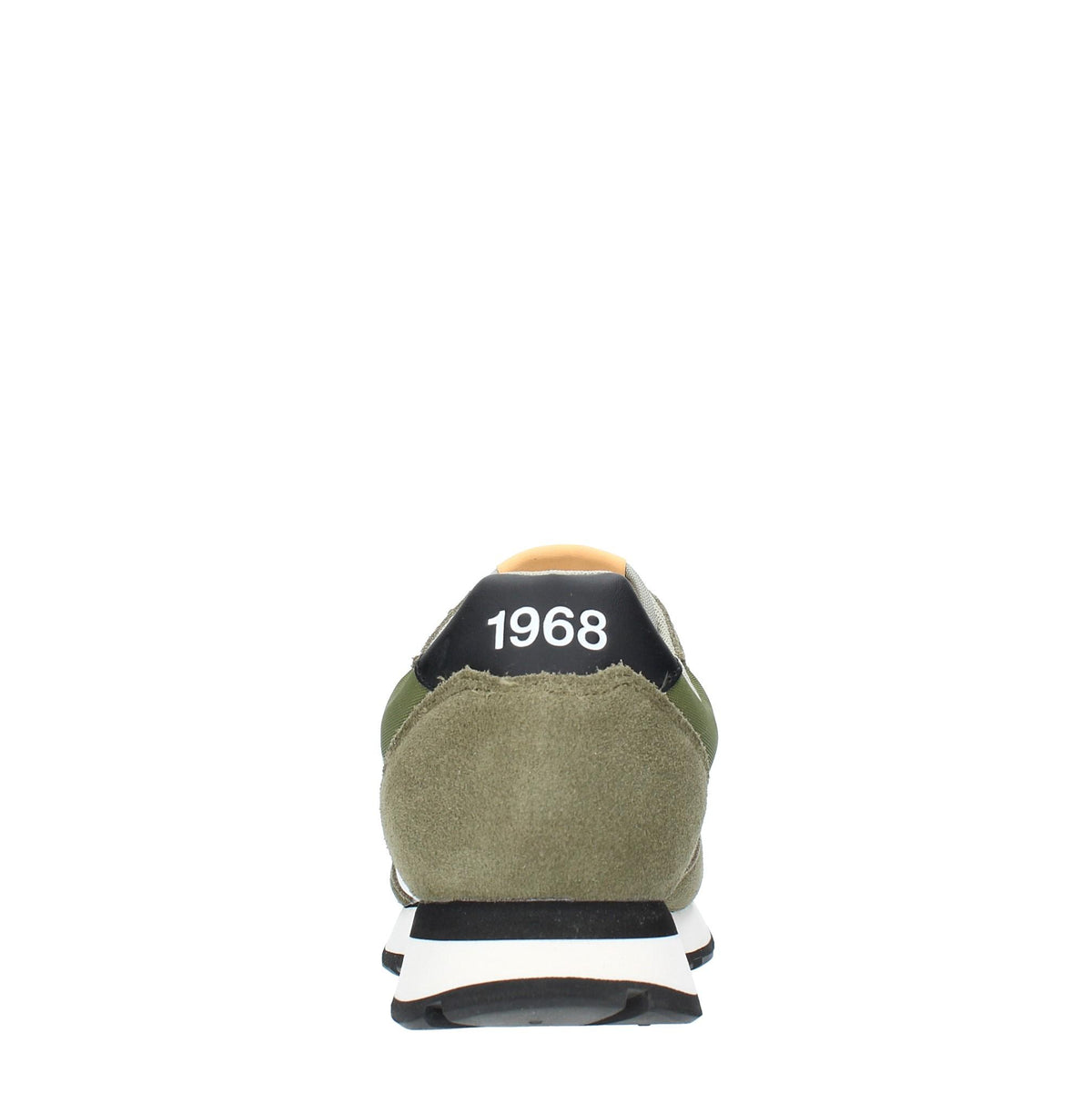 Sneakers in camoscio e tessuto 