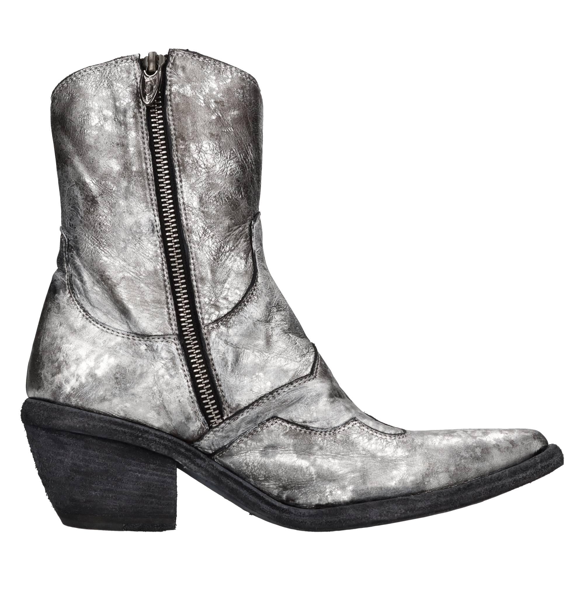 Stivaletti texani in pelle 