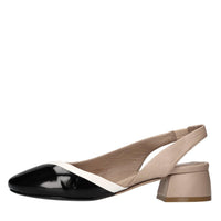 Décollete slingback in pelle 