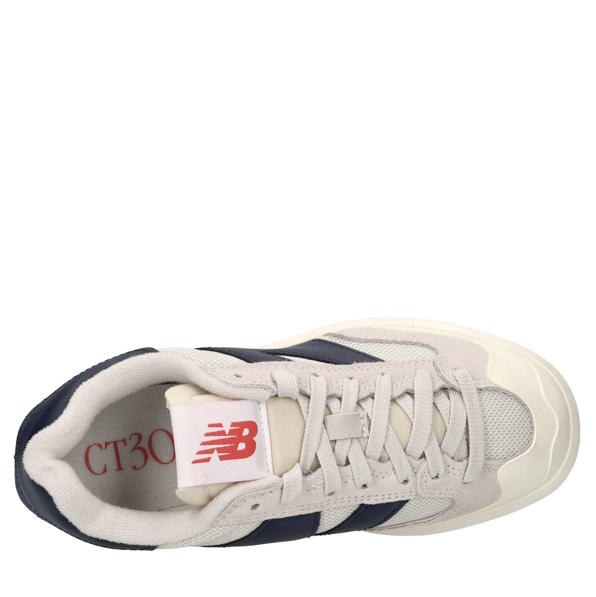 Sneakers in pelle e tessuto 