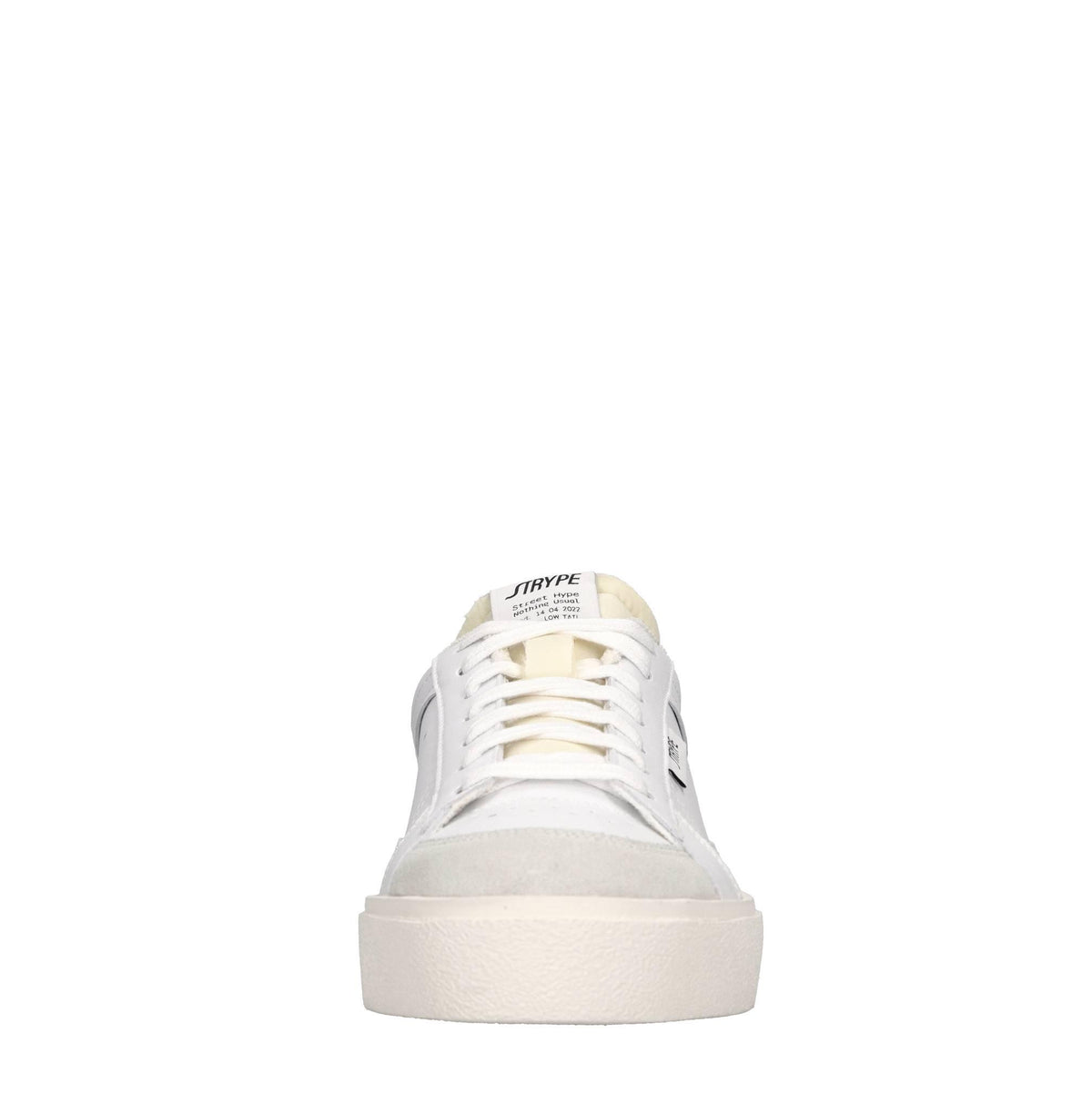 Sneakers in pelle e tessuto 