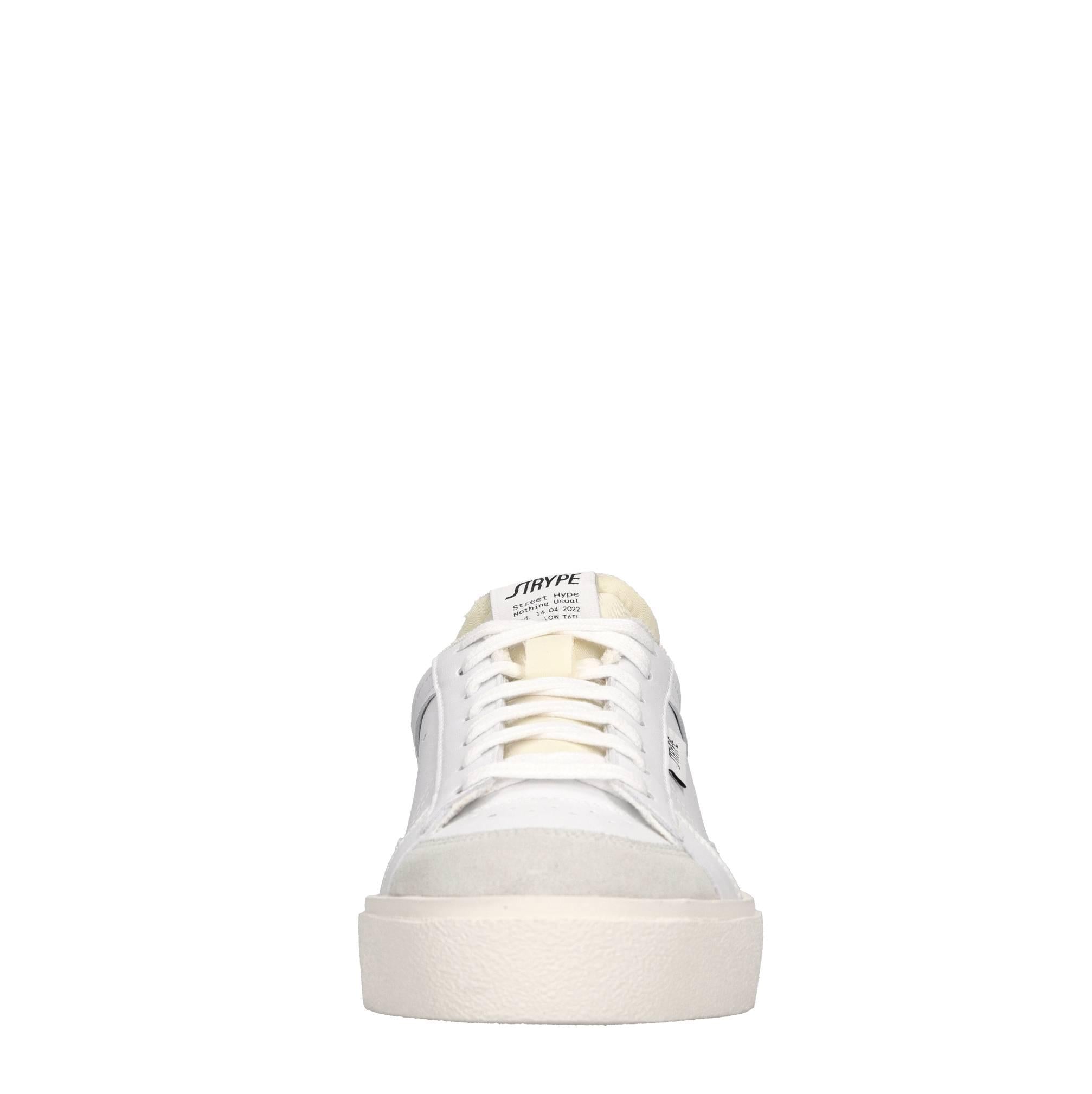 Sneakers in pelle e tessuto 