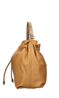 Borsa in pelle ed ecopelle. 