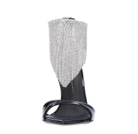 Sandali Intrigo Crystal in vernice e strass 