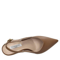 Décolléte slingback in pelle 