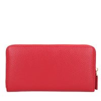 Portafoglio Drilled logo big wallet in pelle 
