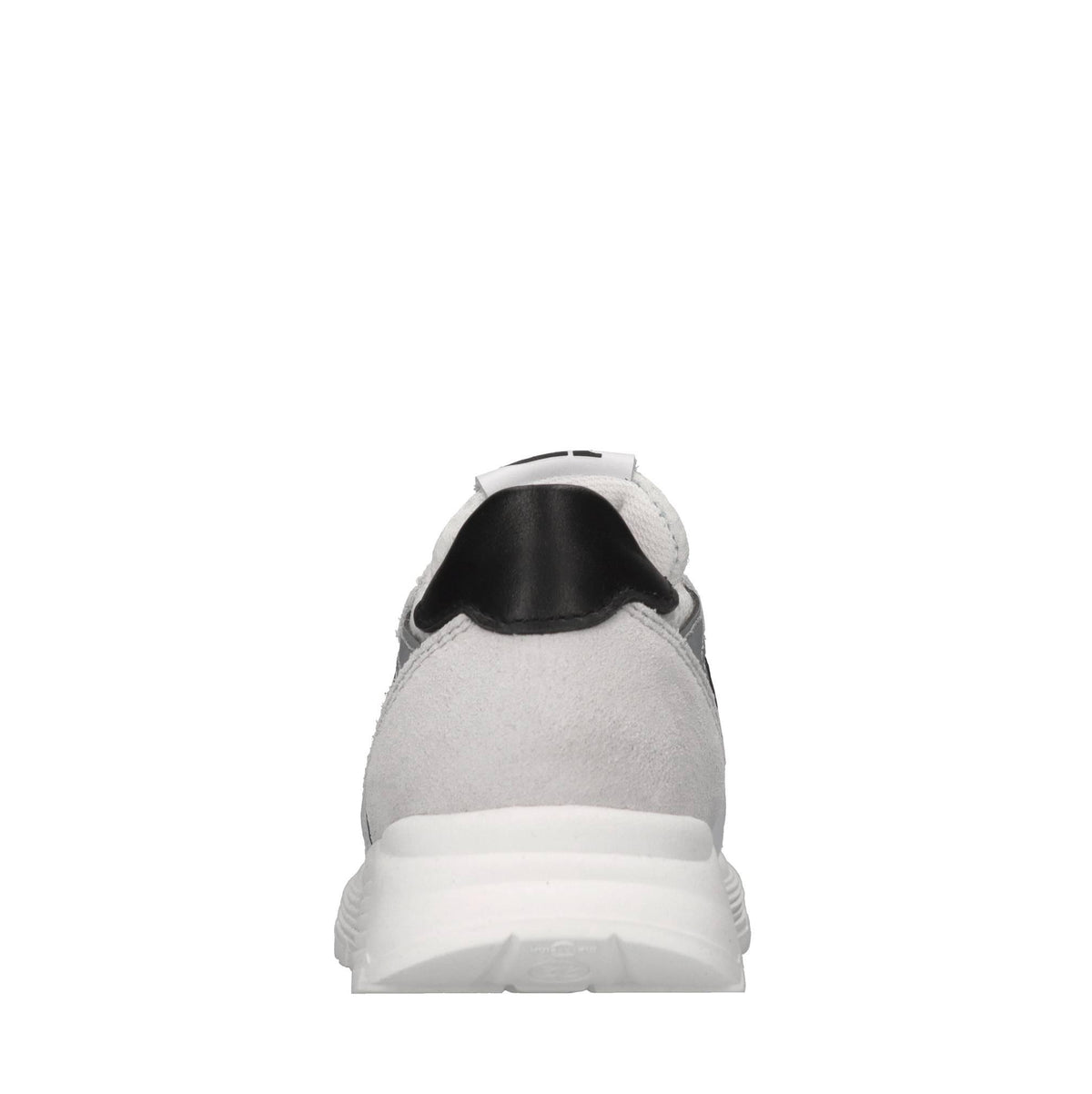Sneakers in pelle e tessuto 