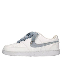 Sneakers in ecopelle e tessuto 