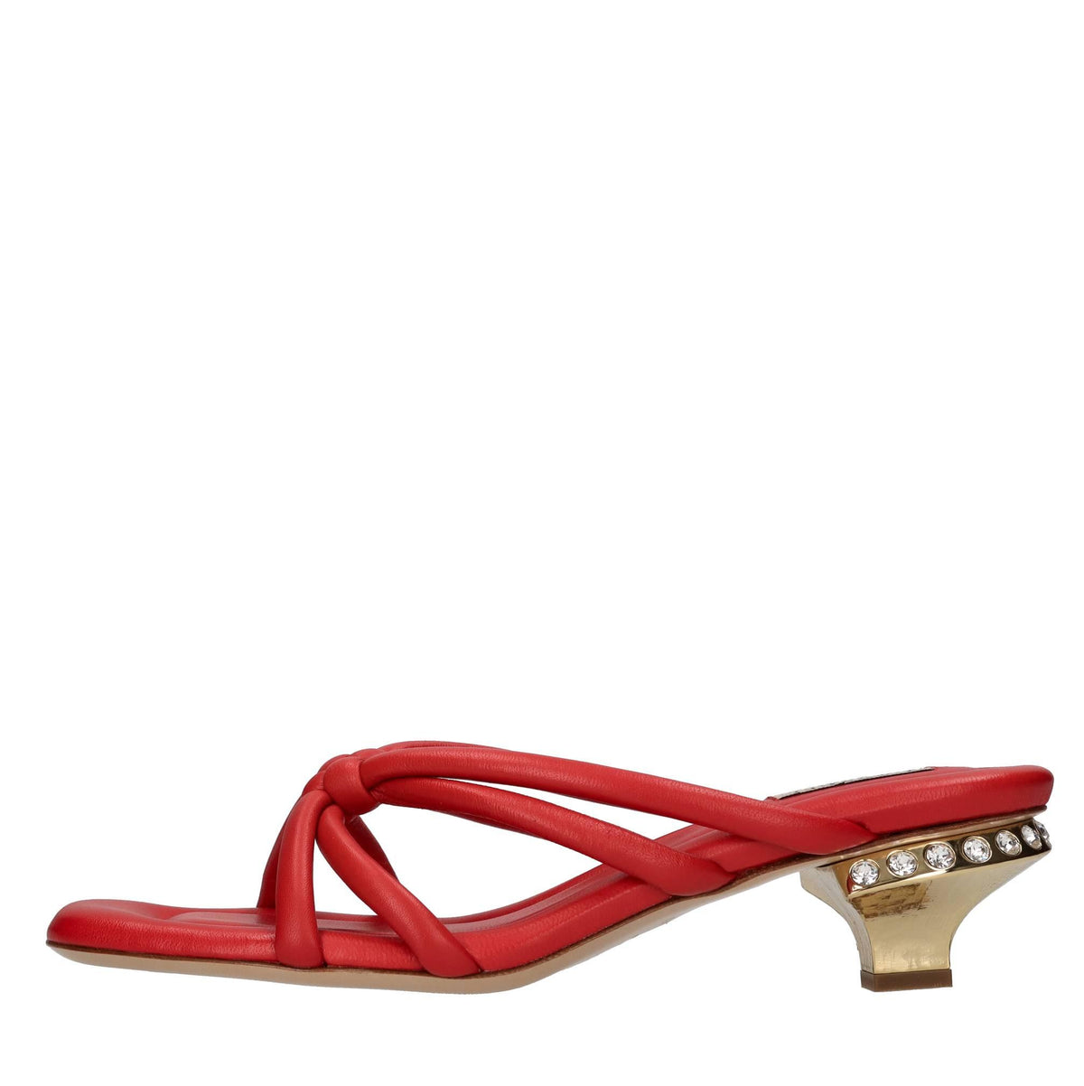 Mules in pelle 