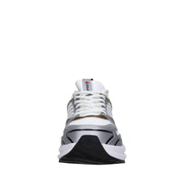 Sneakers in tessuto ed ecopelle 