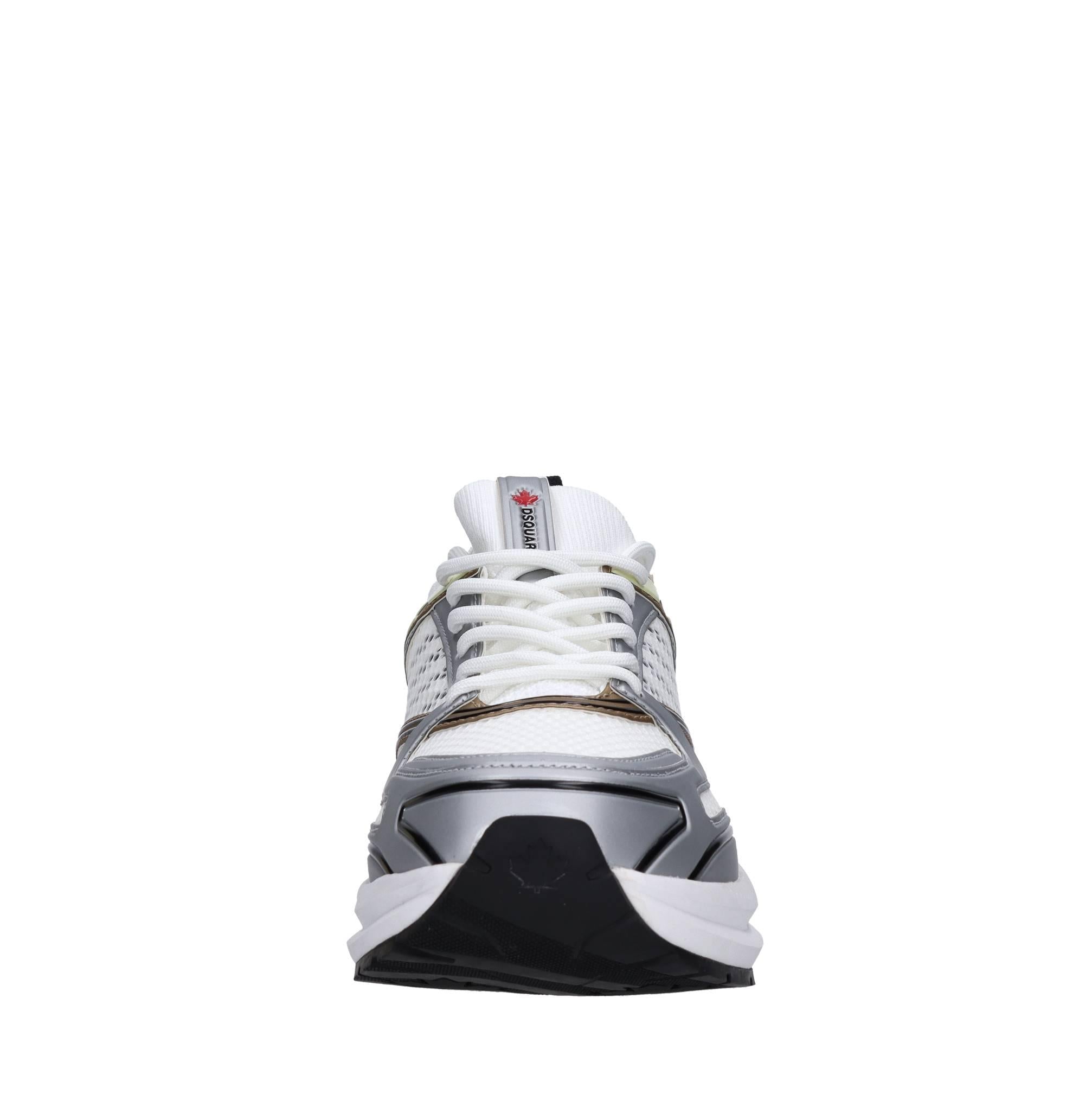 Sneakers in tessuto ed ecopelle 