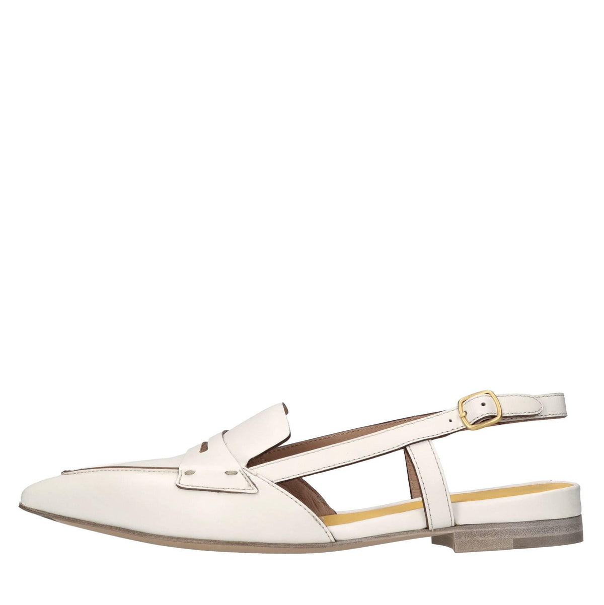 Ballerine slingback in pelle 