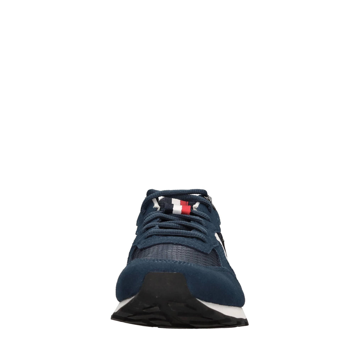 Sneakers in camoscio e tessuto 