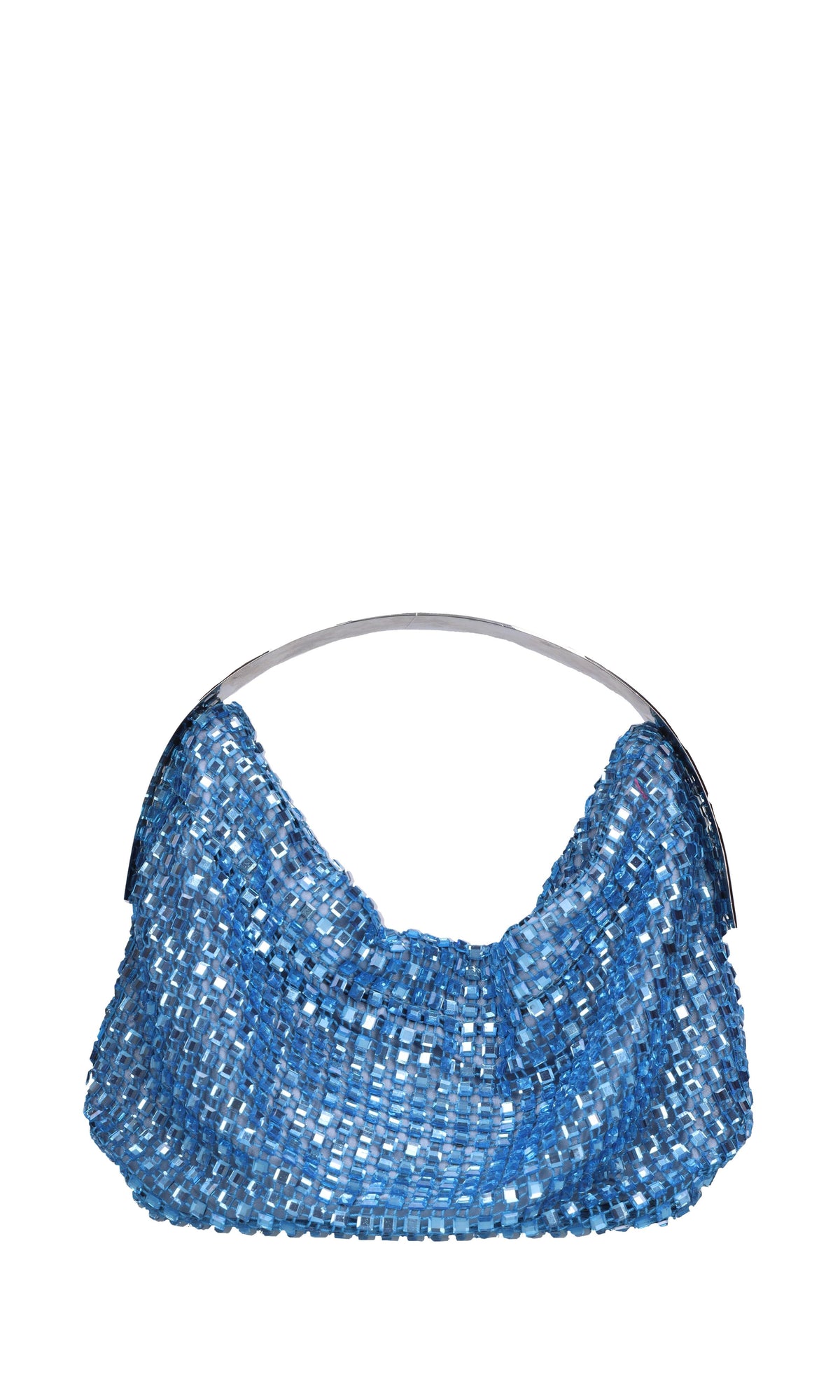 Borsa modello CLO in tessuto e strass 