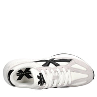 Sneakers in camoscio, ecopelle e tessuto 