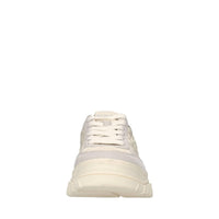 Sneakers in pelle,camoscio e tessuto 