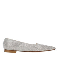 Ballerine in camoscio e microstrass 