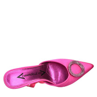 Décolleté slingback in raso 