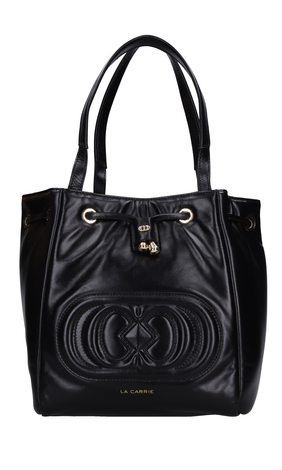 Borsa GIANT LOGO in pelle 