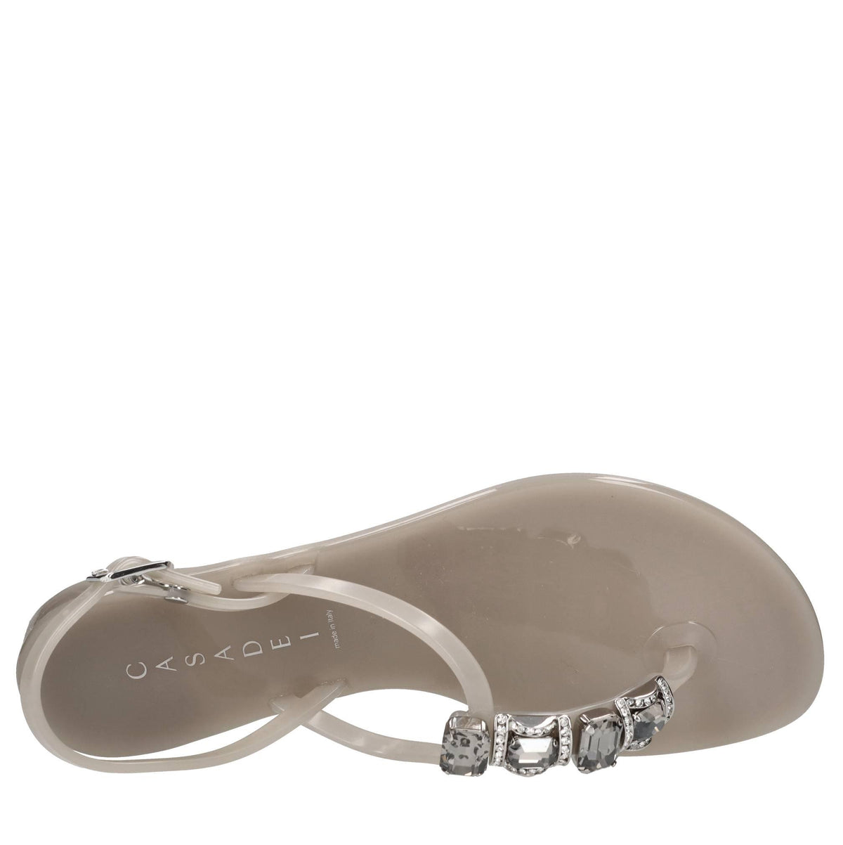 Sandali flat Jelly in PVC  e Swarovski 