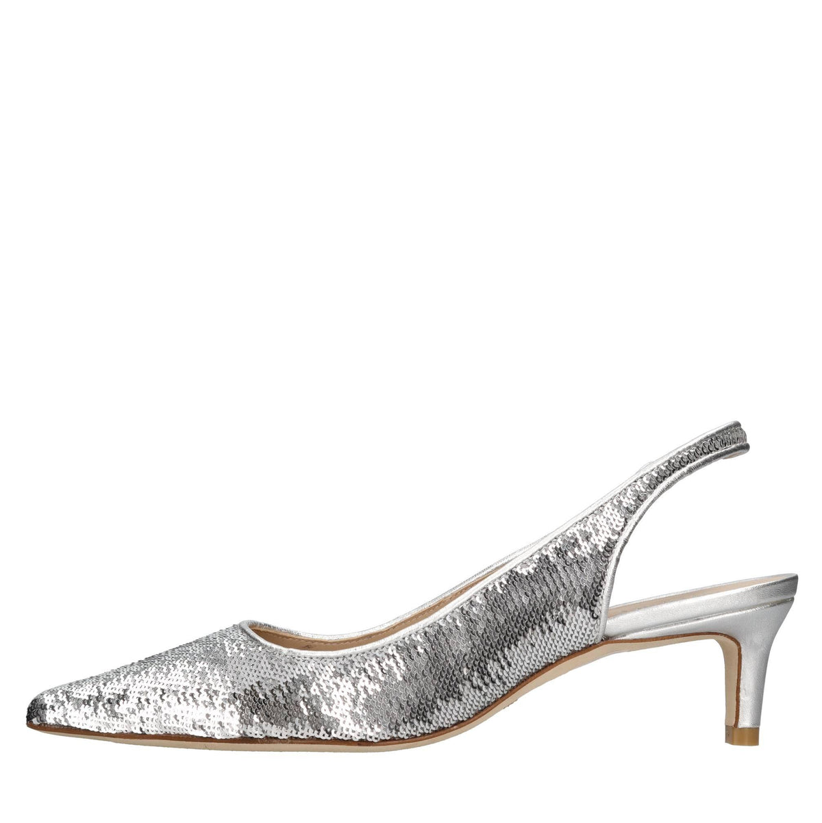 Décolleté Slingback modello STUART 50  in paillettes 