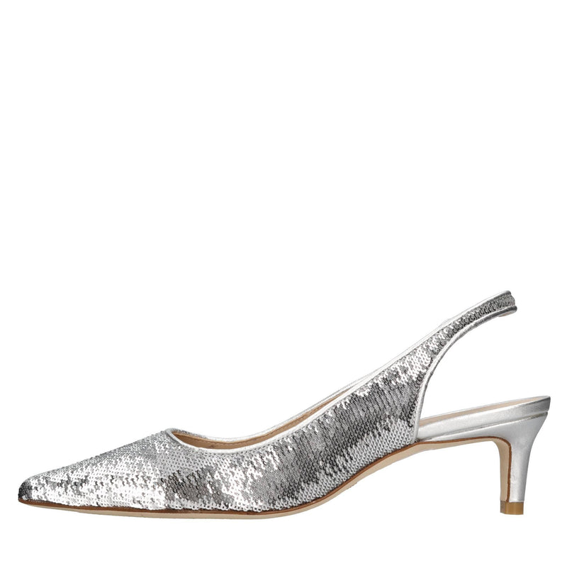 Décolleté Slingback modello STUART 50  in paillettes 