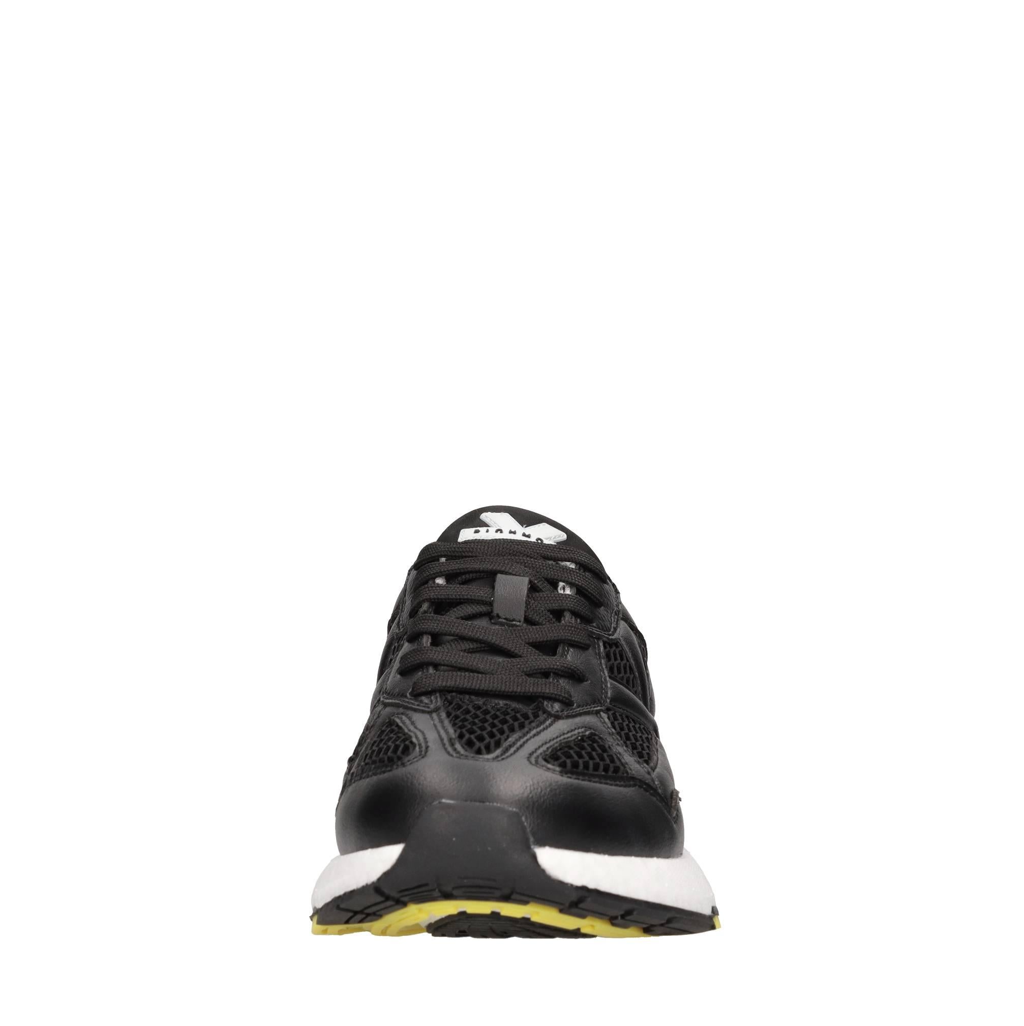 Sneakers in ecopelle e tessuto 