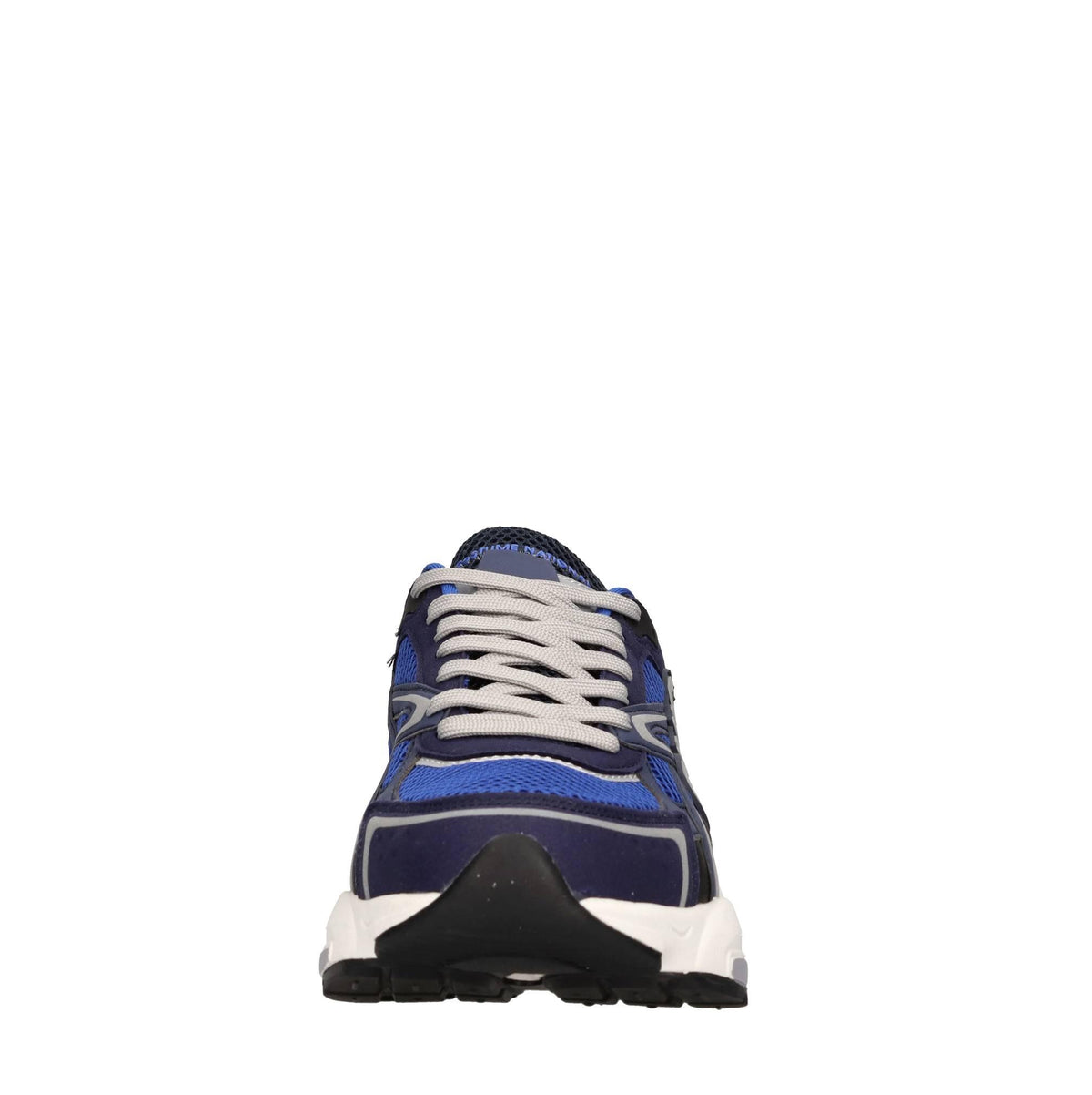 Sneakers in camoscio e tessuto 