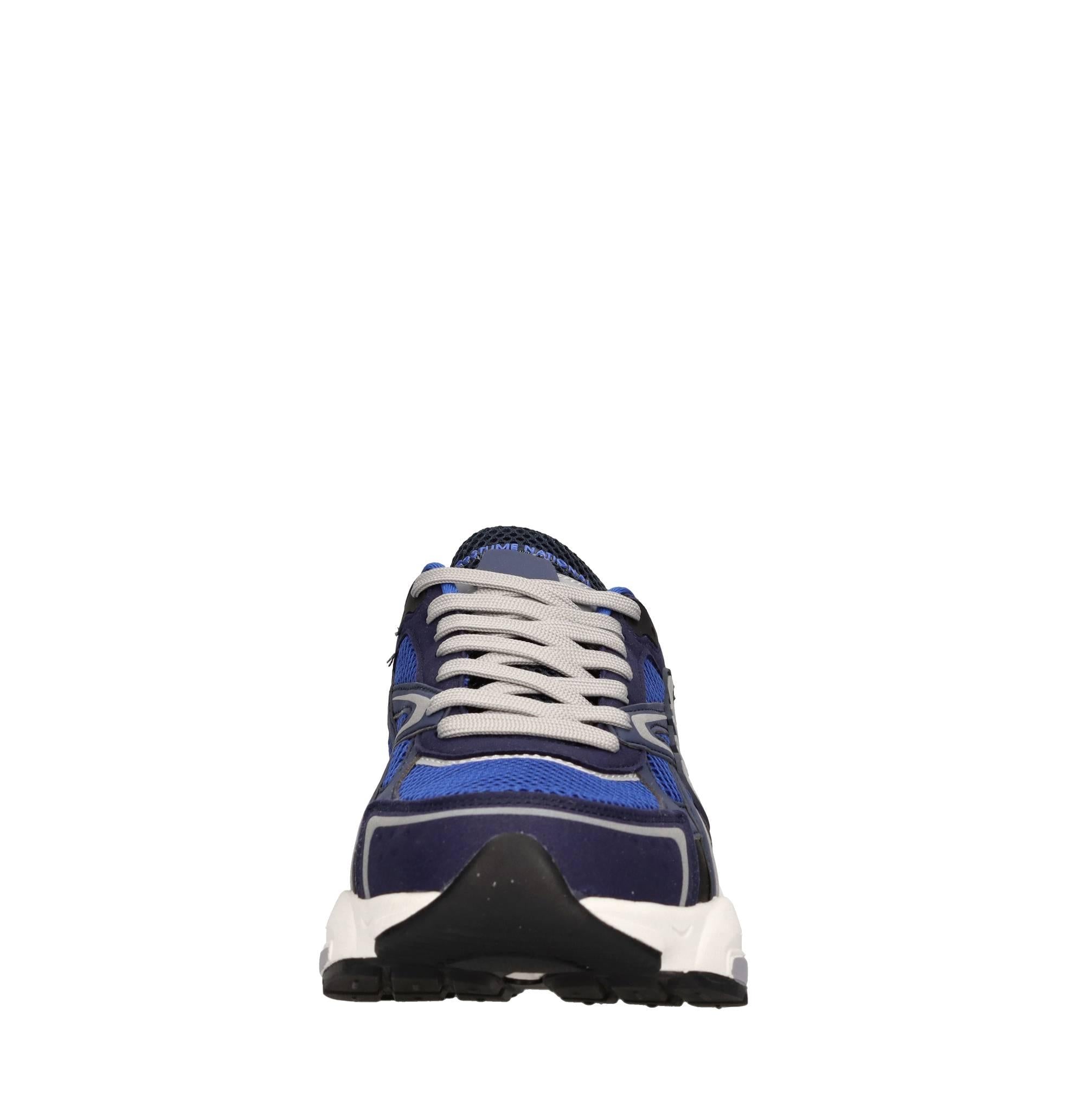 Sneakers in camoscio e tessuto 