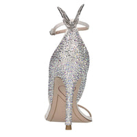 Sandali in pelle e strass 