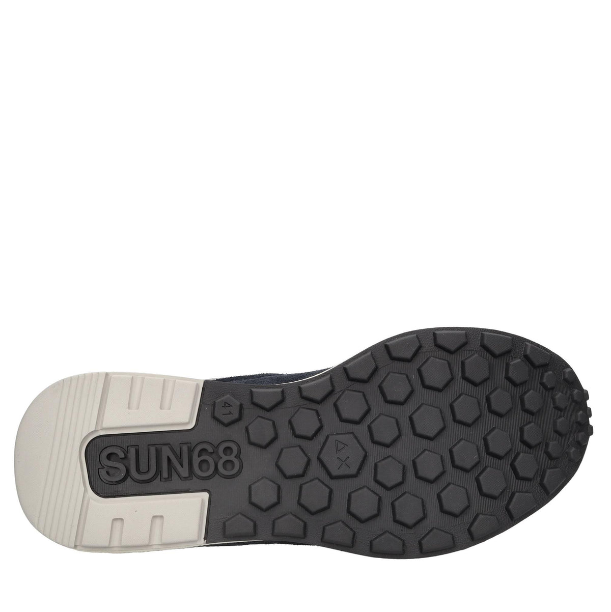 Sneakers modello Z44127 SUN68 in pelle scamosciata e tessuto traspirante 