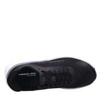 Sneakers in ecopelle e tessuto 