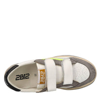 Sneakers in pelle e camoscio 
