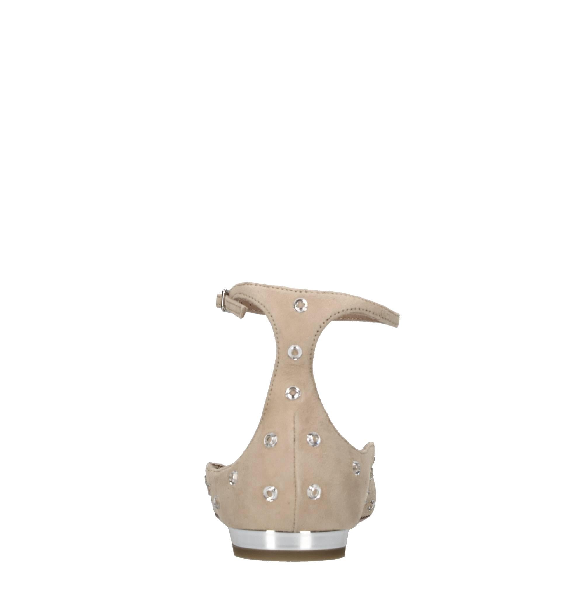 Ballerine Love Affair in camoscio e cristalli 