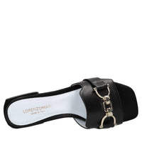 Mules in pelle 