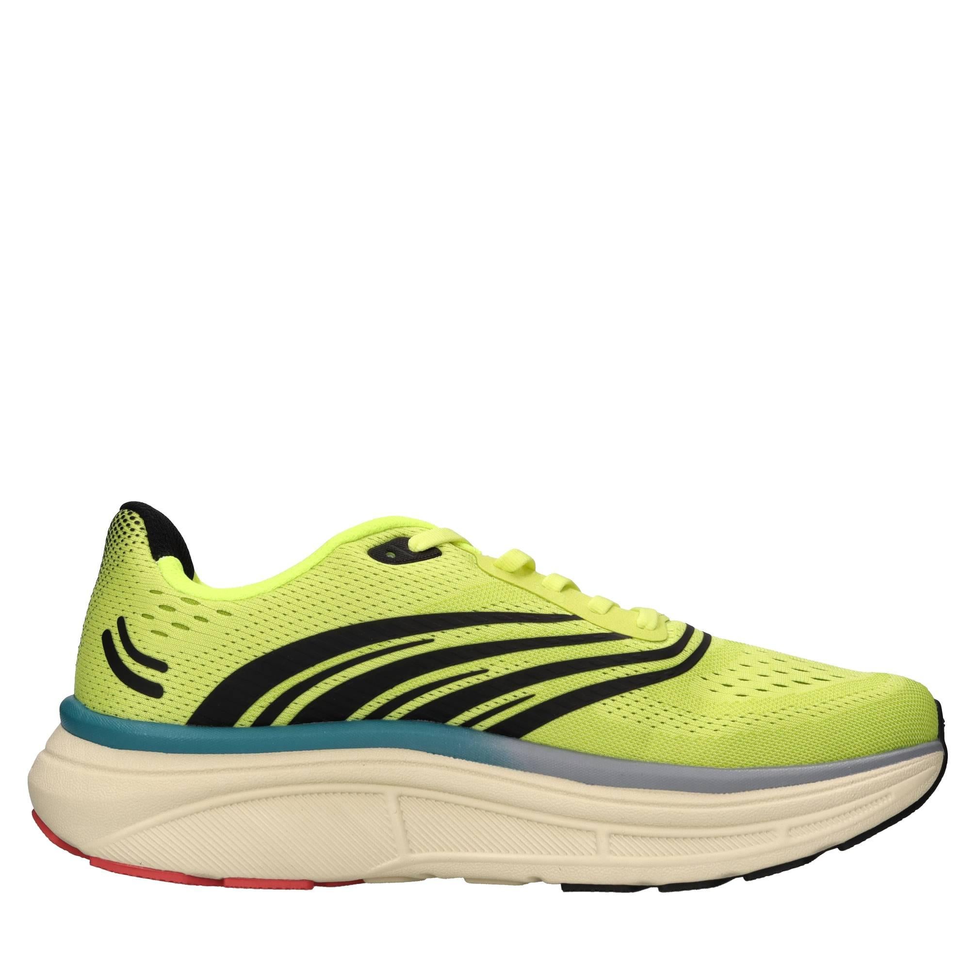 Sneakers in ecopelle e tessuto 