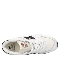 Sneakers in pelle e tessuto 