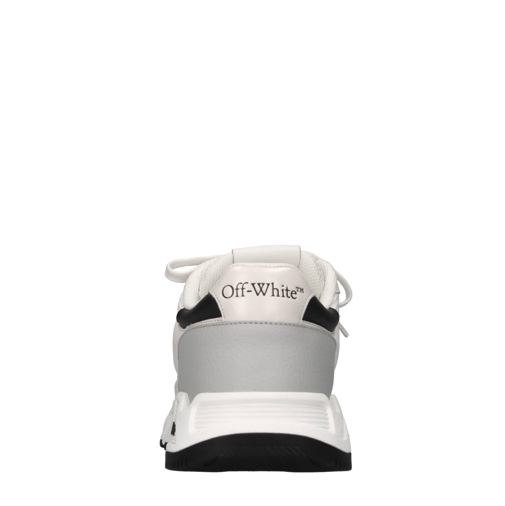 Sneakers Kick Off in pelle e tessuto 