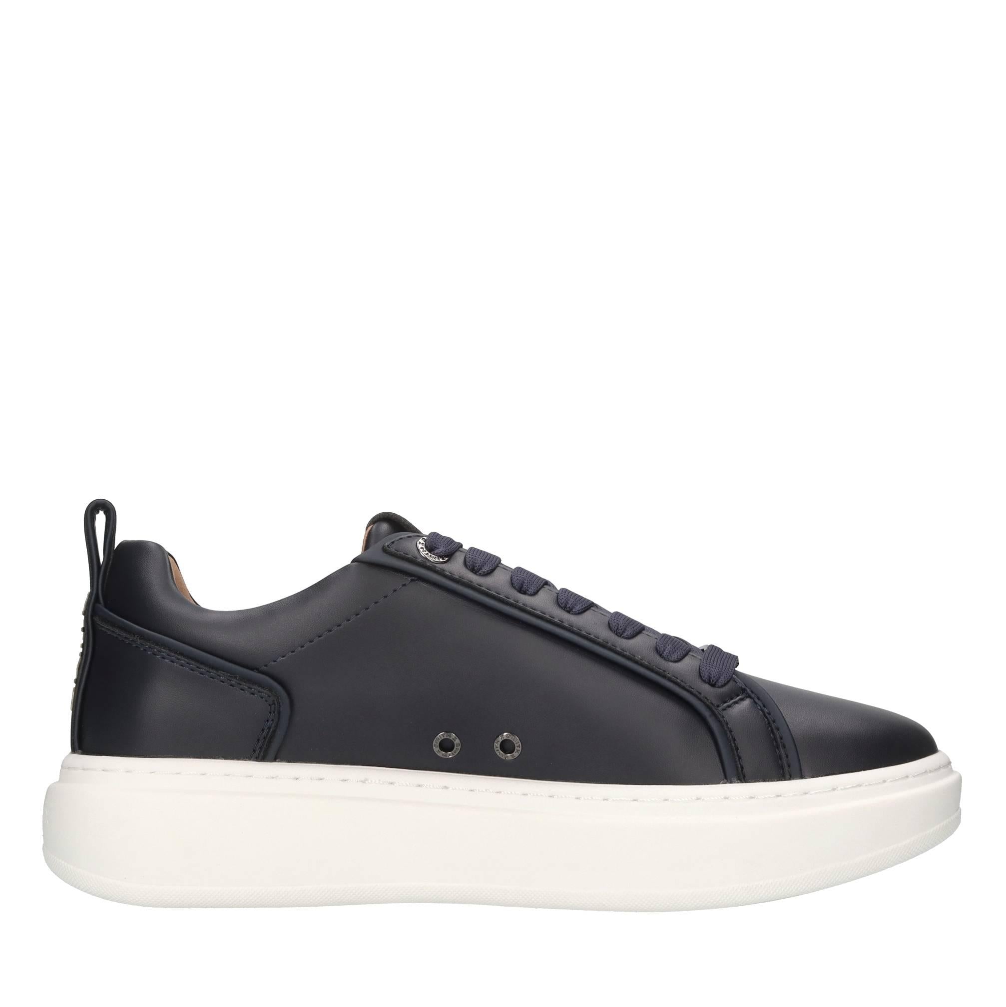 Sneakers in ecopelle e tessuto 