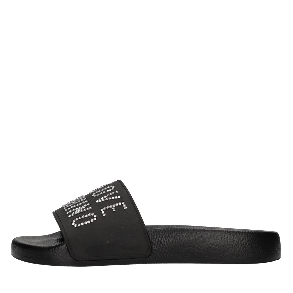 Flat in gomma e strass 
