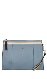 Clutch in pelle 
