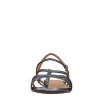 Sandali flat in pelle 
