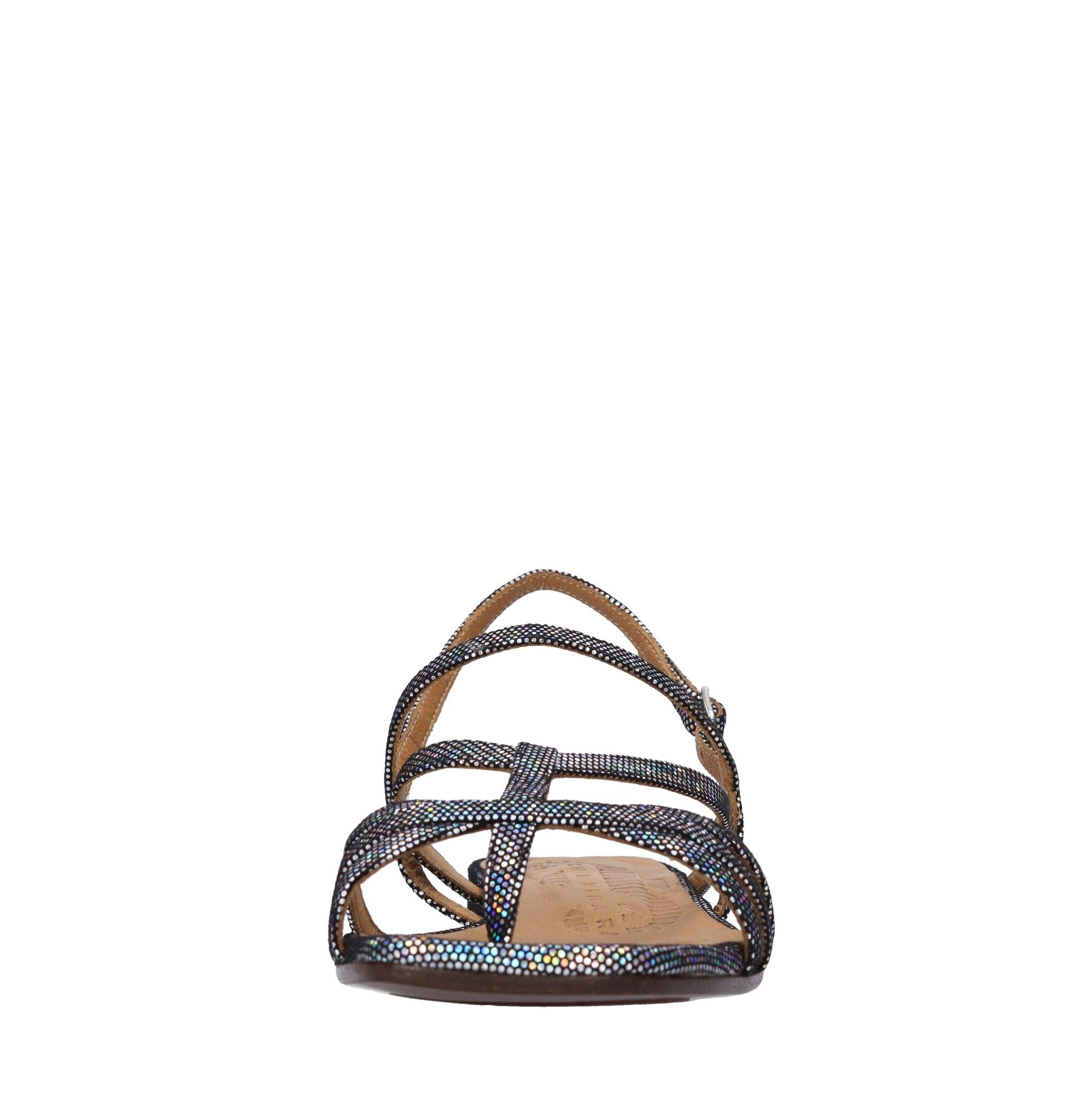 Sandali flat in pelle 
