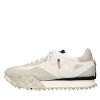 Sneakers in camoscio,pelle e tessuto 