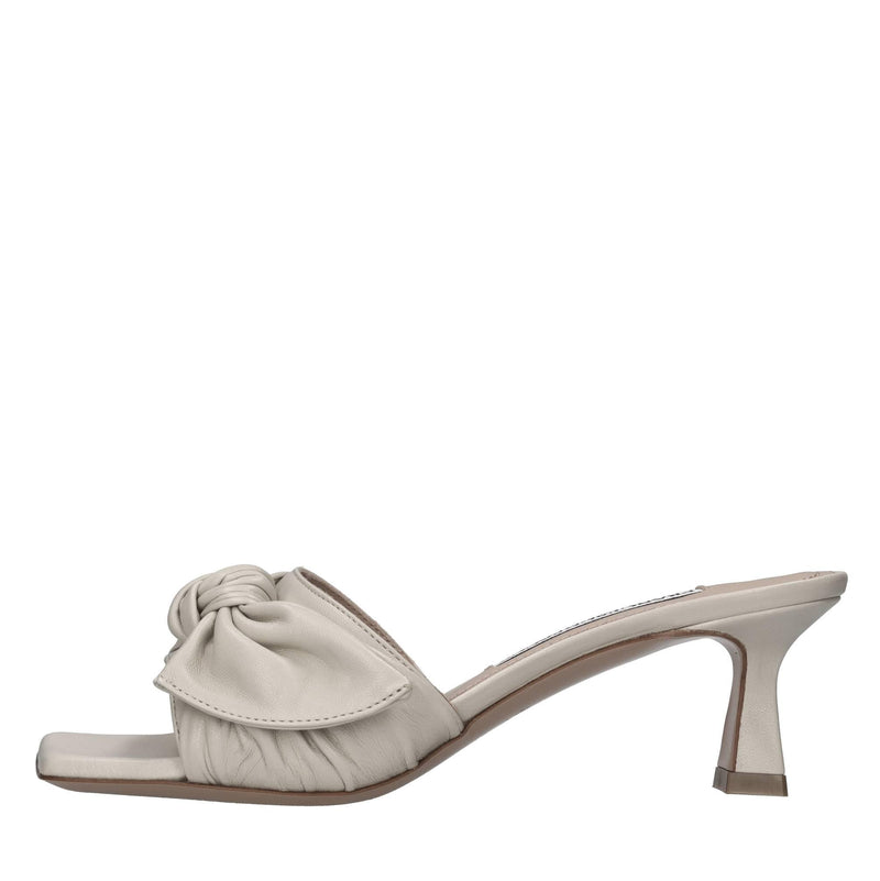Mules in pelle 