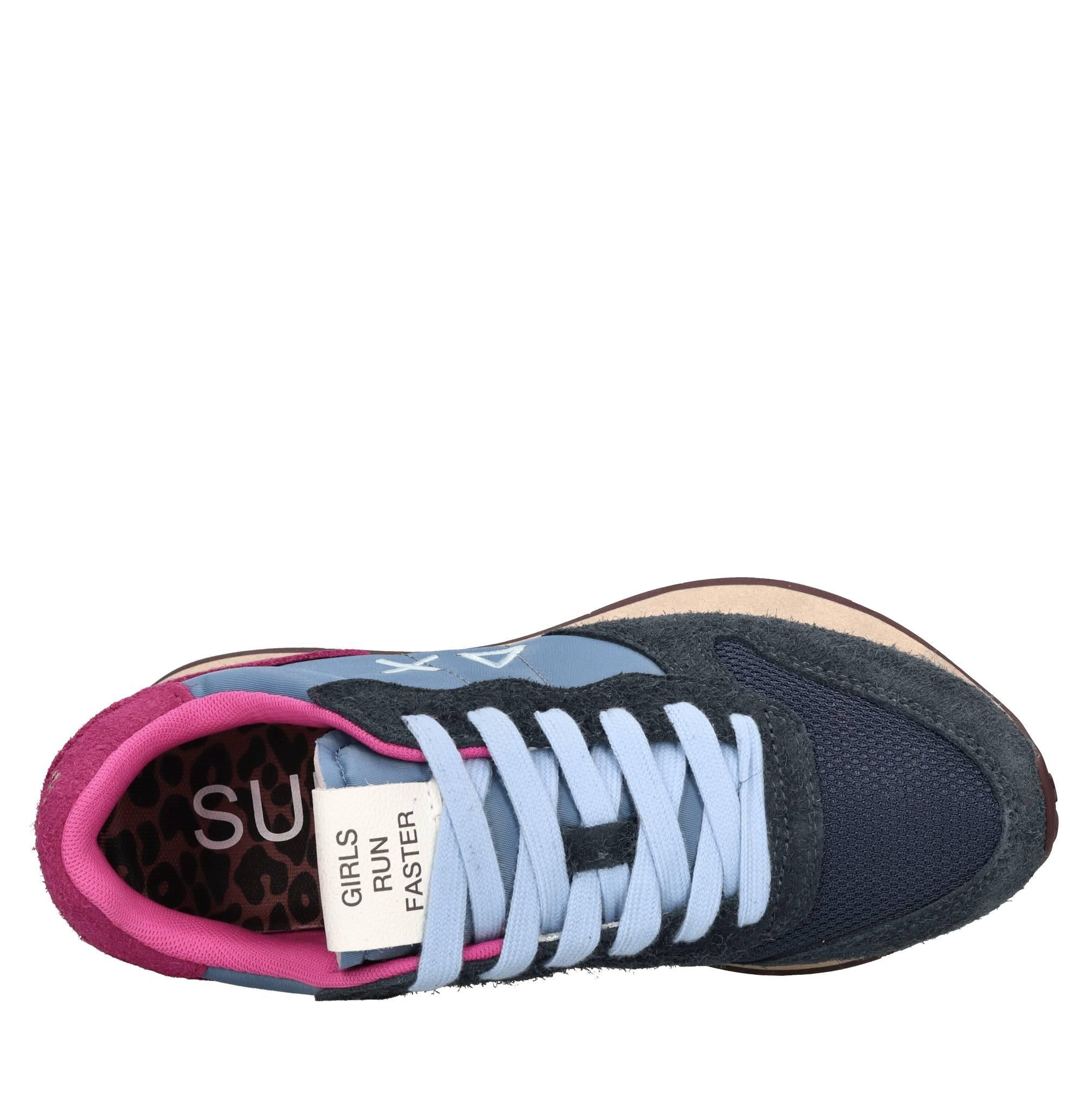 Sneakers Ally Vintage in camoscio e tessuto 