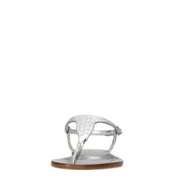Sandali flat in pelle 