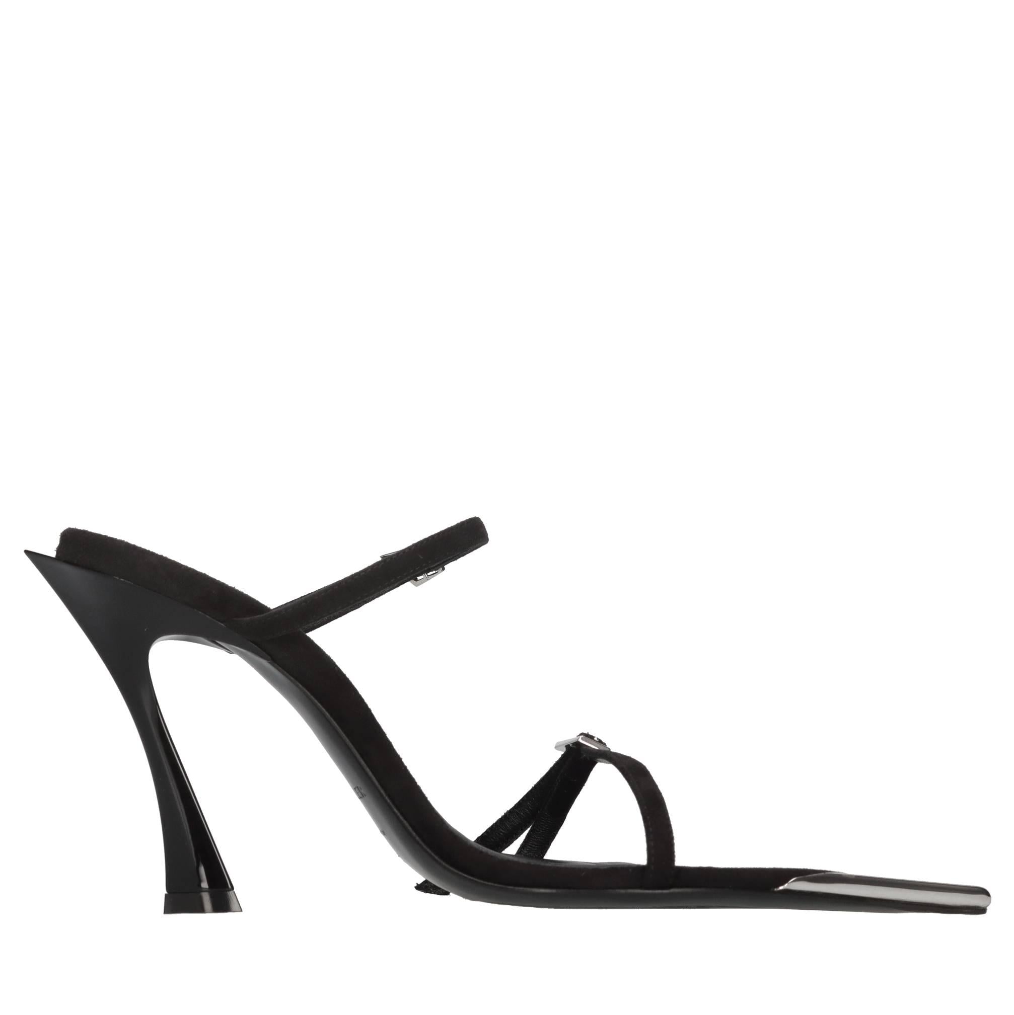 Mules Strappy in camoscio 
